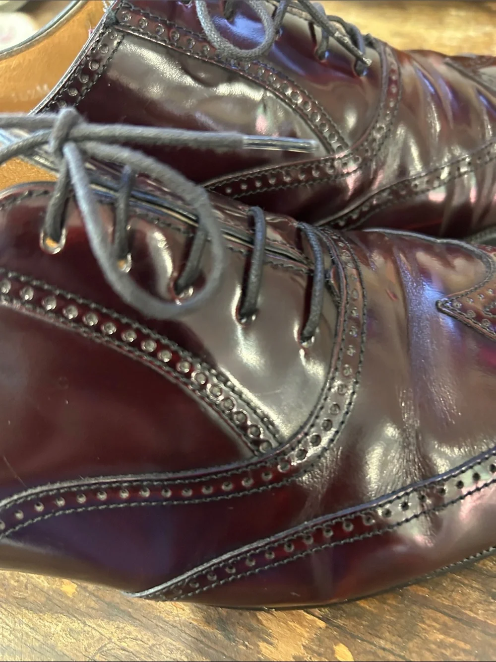 Caporicci oxblood wingtip